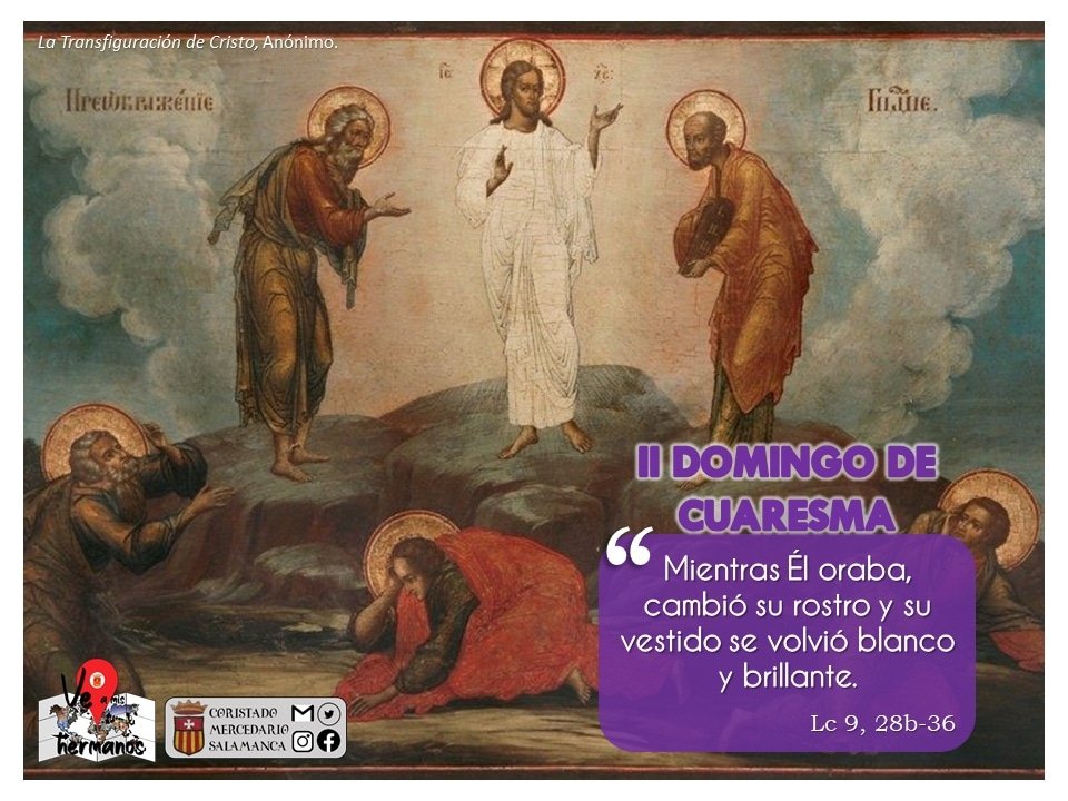 CoristadoC's tweet photo. #transfiguracion #cuaresmaenmerced #domingosenmerced #Cuaresma2022 #veamishermanos https://t.co/y1sK4zy3D7