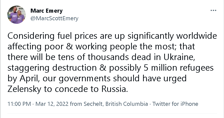 photowarrior's tweet photo. Still giving marijuana a bad reputation.
#cannabis #Ukraine #UkraineInvasion #MarcEmery 

#Zelensky should surrender? Why?
Russia will defeat itself. https://t.co/0ane5b4a2E