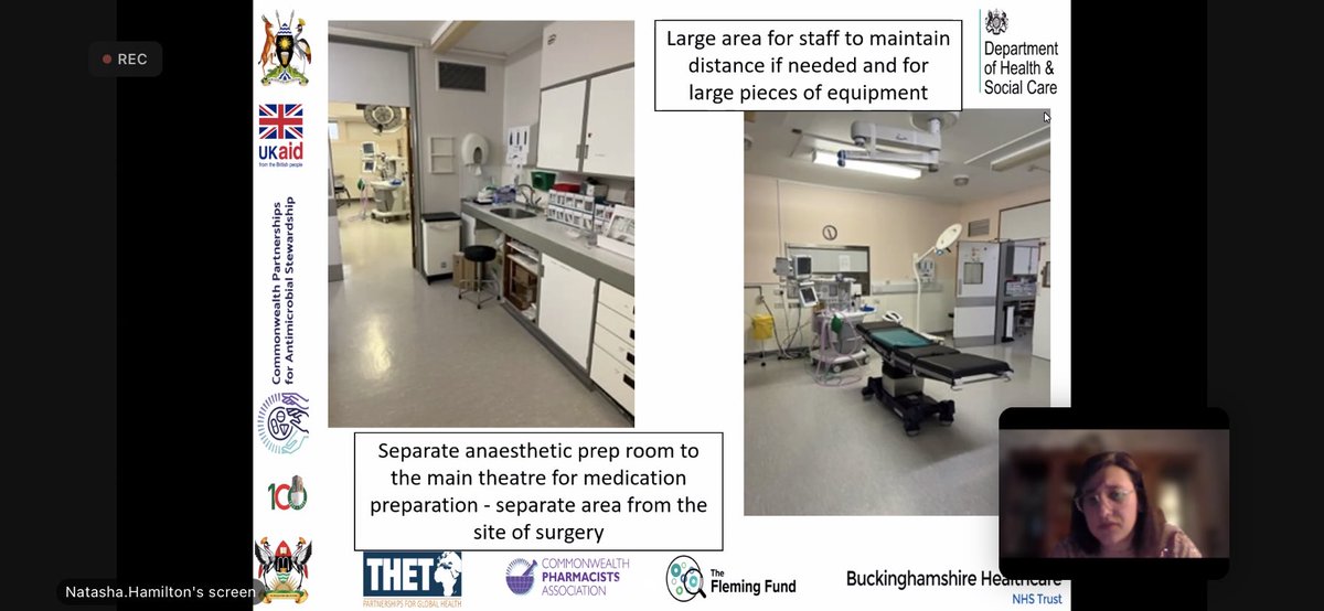 ClaireBrandish1's tweet photo. Stimulating interesting discussions about how we can adopt and support #IPC measures within theatres & dental areas -particularly pertinent as @MakerereHosp have a theatre under construction @Natasha37570449 #lessonslearnt #bidirectionallearning @BucksHealthcare @MakerereCHS https://t.co/3QG4ol8vmZ
