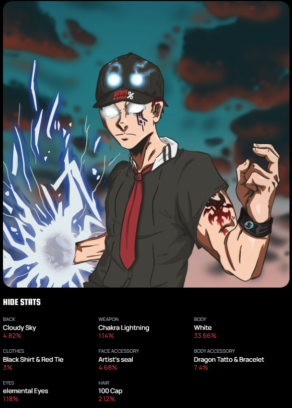 Ben68916301's tweet photo. @otakuoriginsnft So awesome playing with attributes inspired from different anime and making the colours pop https://t.co/h6GLcD0xwe