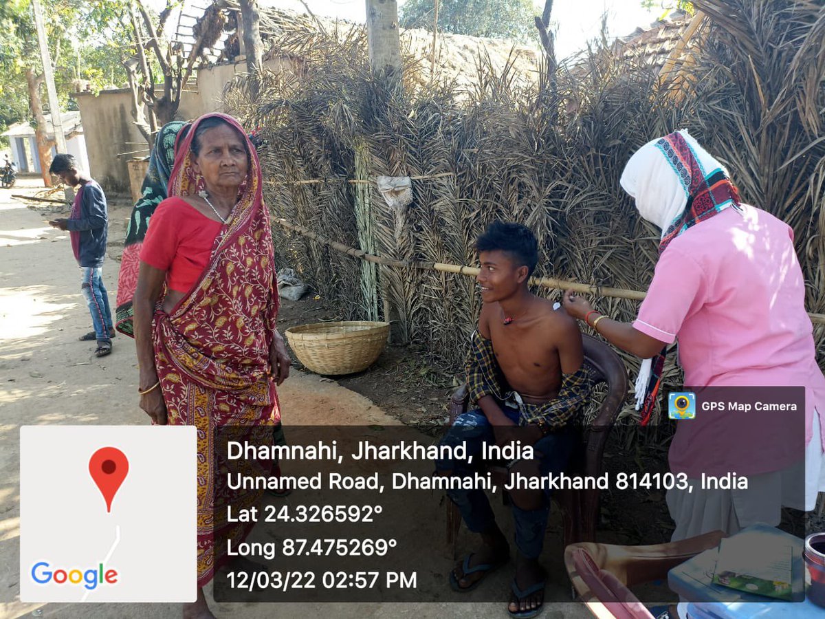 sanmatindia's tweet photo. Reaching the last person for covid vaccination is still tough in hard to reach area. All credit goes to @GiveIndia and team @sanmatindia.
#Inwoods #OnMountains https://t.co/eQWza9YHWu
