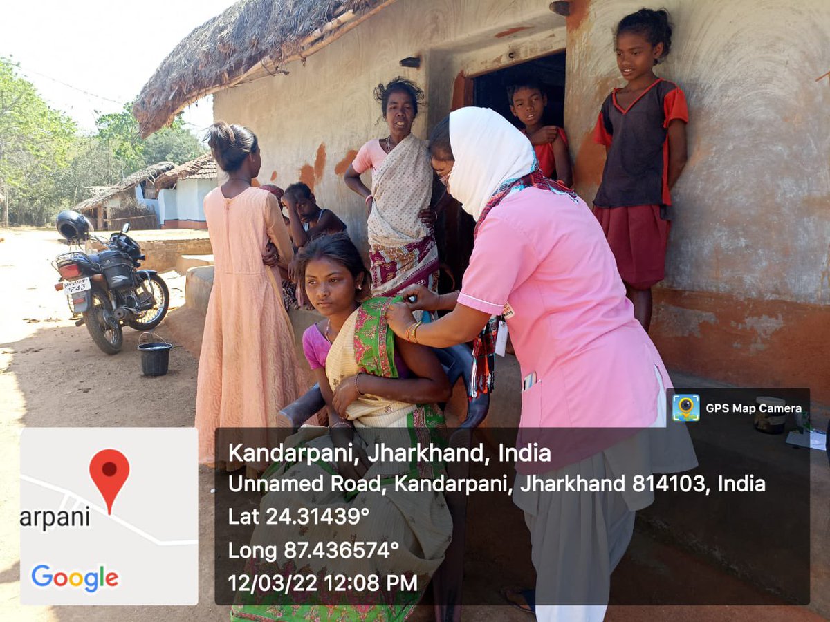 sanmatindia's tweet photo. Reaching the last person for covid vaccination is still tough in hard to reach area. All credit goes to @GiveIndia and team @sanmatindia.
#Inwoods #OnMountains https://t.co/eQWza9YHWu
