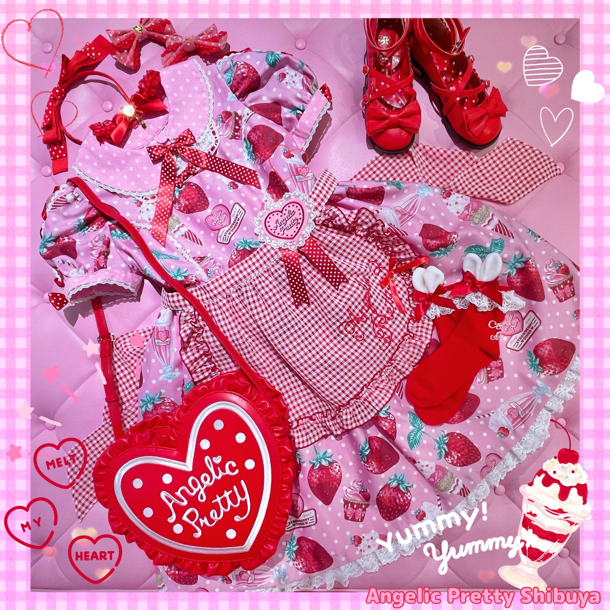 AngelicPretty FreshStrawberryDiner OP ショッピング廉価 www.m