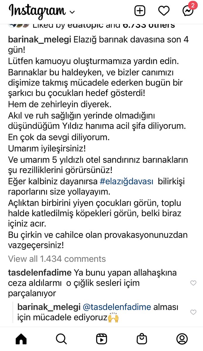 #ElazığDavası ‘na ülke çapında destek lütfen
Paylaşalım, yayalım, herkesi desteğe çağıralım….
#BarınaklarKatliamYeri
#SOKAKHAYVANLARISAHİPSİZDEĞİL <a href="/barinakmelegi/">Barınak Meleği</a> ❤️🙏🏼
