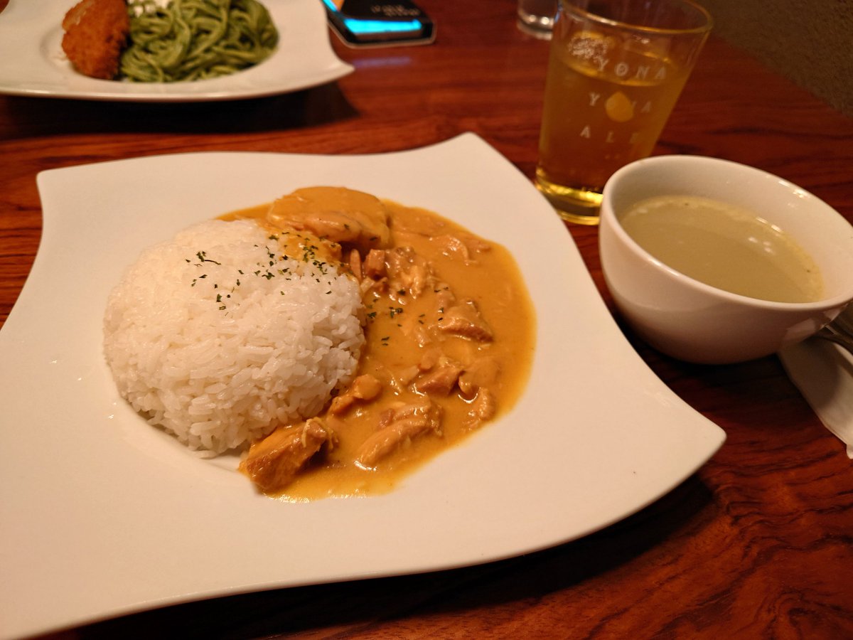 tanizoh009's tweet photo. ペルー風チキンクリームカレー
スープ
インカコーラ

今日は
#たるすけ さんで
まぼろしのお店
#ラスパパス さんが限定ランチ
美味しゅうございました
#あんず村 さんも応援に👍
#高幡不動

@izakayatarusuke
@LasPapasJP 
@anzu_mura_ https://t.co/FeodpNcjAs
