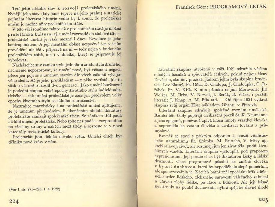 CZRadical's tweet photo. #OTD 1922 – Přednáška Jiřího Wolkera Umění proletářské na večeru časopisu Var. Tlumočím zde názory skupiny umělců Devětsil: „Pociťujeme neudržitelnost a nespravedlivost dnešního řádu a věříme v přestavbu společnosti.“ Na textu se podílel i Karel Teige. #Před100Lety #OTD1303 https://t.co/TIBmaFr4WB