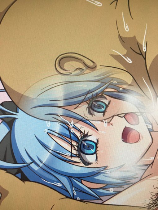 おぢさんの汗が夏希ちゃんの顔に滴るのお気に入り 