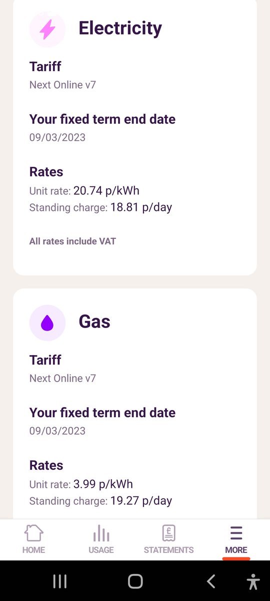 wraithx1138's tweet photo. @MartinSLewis last week I called E.on and was able to move from Next Flex to V7 tariff, fixed for 12m. Seems a good deal? #energyprices #moneysavingexpert #eon  #gasprices #housholdbills https://t.co/ou2xmTRylK
