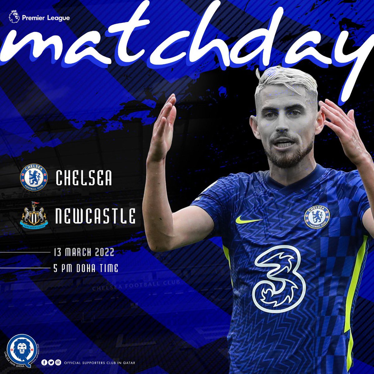 Matchday!!

Newcastle United vs Chelsea 
KTBFFH 💜

#chelsea #cfc #chelseafc #chelseafansqatar #cfq #chelseafans #premierleague #epl #matchday #chelseasupportersclub #newcastle