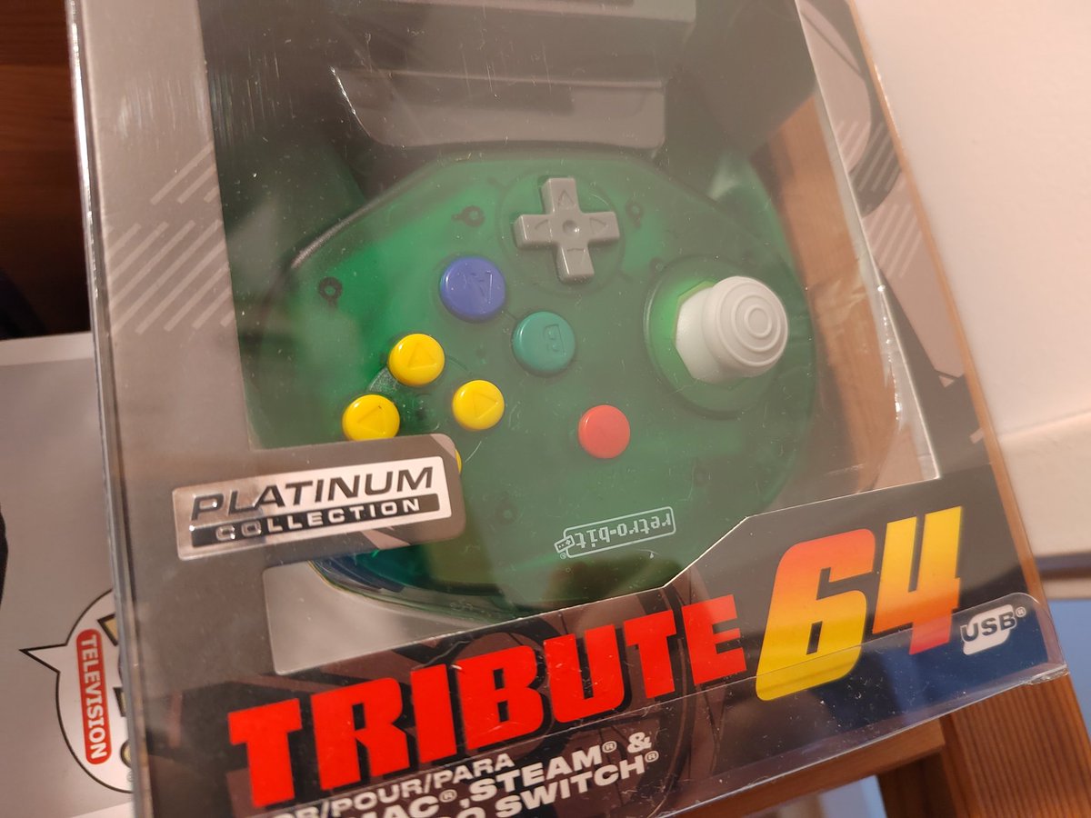 Airgamingpocket's tweet photo. #concours de la semaine
Une @RetroBitGaming Tribute 64 (hommage à la manette #Nintendo64) à gagner pour votre #Switch #NintendoSwitch et jouer au #NintendoSwitchOnline

Pour participer
- RT👍
- Follow💖

TAS lundi 21 mars
#Nintendo #gaming #jeuxvideo

Fr Only https://t.co/xbeDrvVqzf