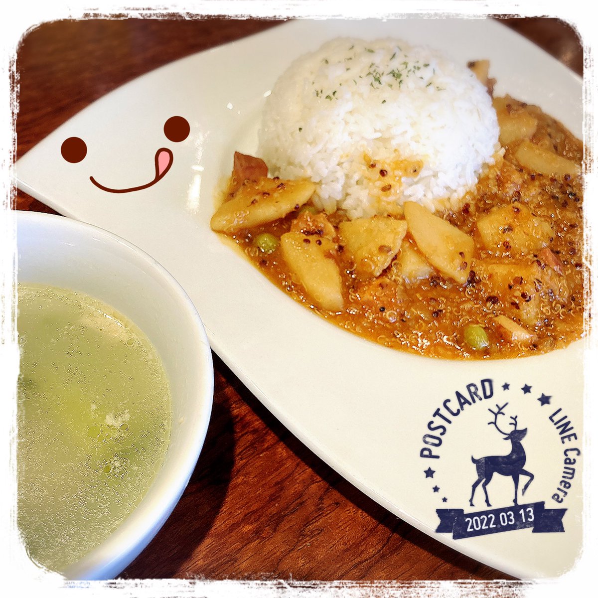 oribon_mint's tweet photo. せっかくだから行ってきた！
キアヌとベーコンの煮込み
ごちそうさまでした〜（^人^） https://t.co/5t1rtuHCbe