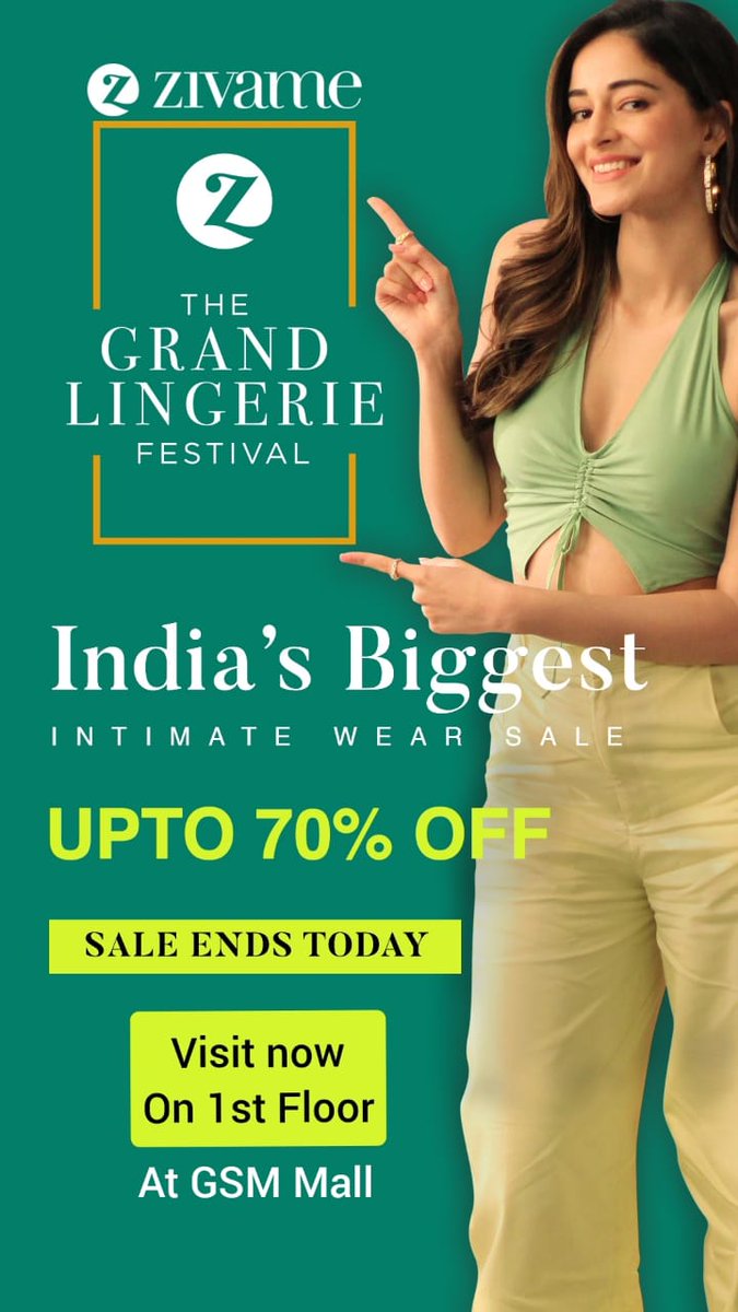 GSMmallhyd's tweet photo. @officalzivame How many bras is too many bras? Answer:404 Error:not found!
Discover trendy styles at Zivame's Grand Lingerie Festival &amp; pick your favourites. From lacy bras to shimmery strapless &amp; so many more are at up to 70% off! I picked mine what are yours?   Hurry up!! https://t.co/nGjdxe852s