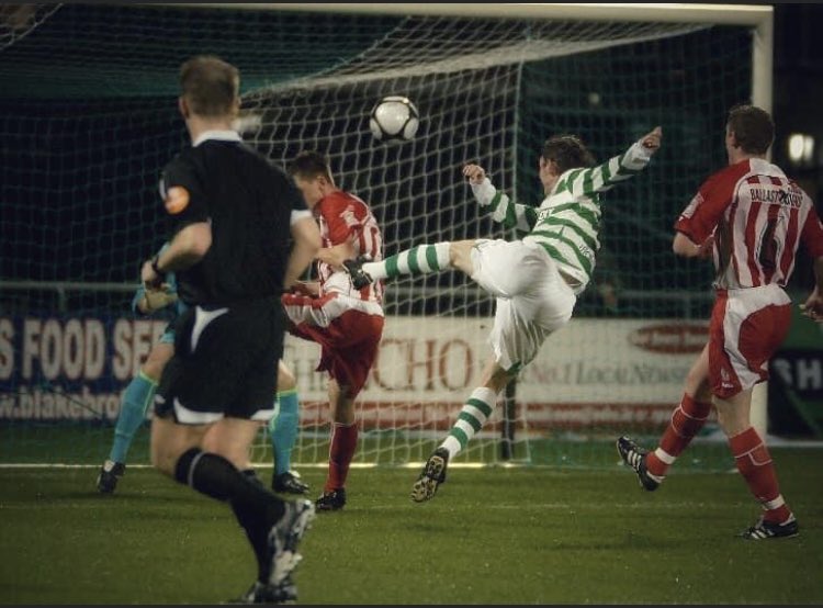 Shamrock Rovers FC.

The 1st ever goal at TALLAGHT STADIUM scored by Gary Twigg, Thirteen years ago today March 13th 2009.

Photo: George Kelly. <a href="/ShamrockRovers/">Shamrock Rovers FC</a>