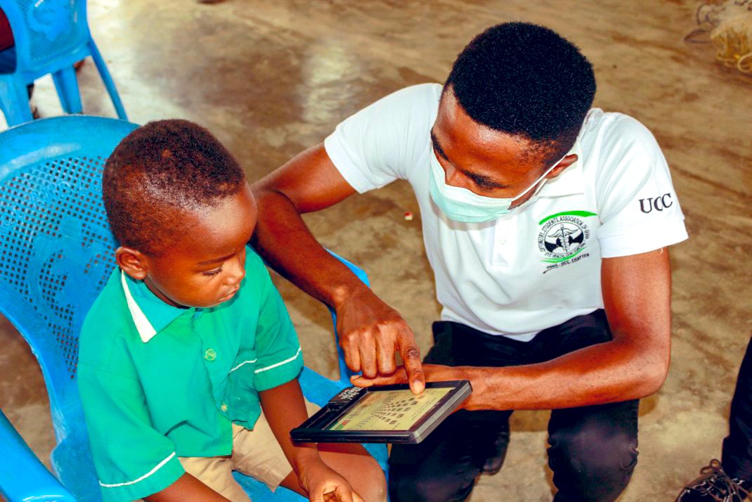 VoiceOfUCC's tweet photo. The Department of Optometry and Vision Science, UCC, as part of its commitment to communities in and around the University, has undertaken a week-long community outreach programme where free eye screening and ophthalmic services were provided. https://t.co/lRgCrBgbGR