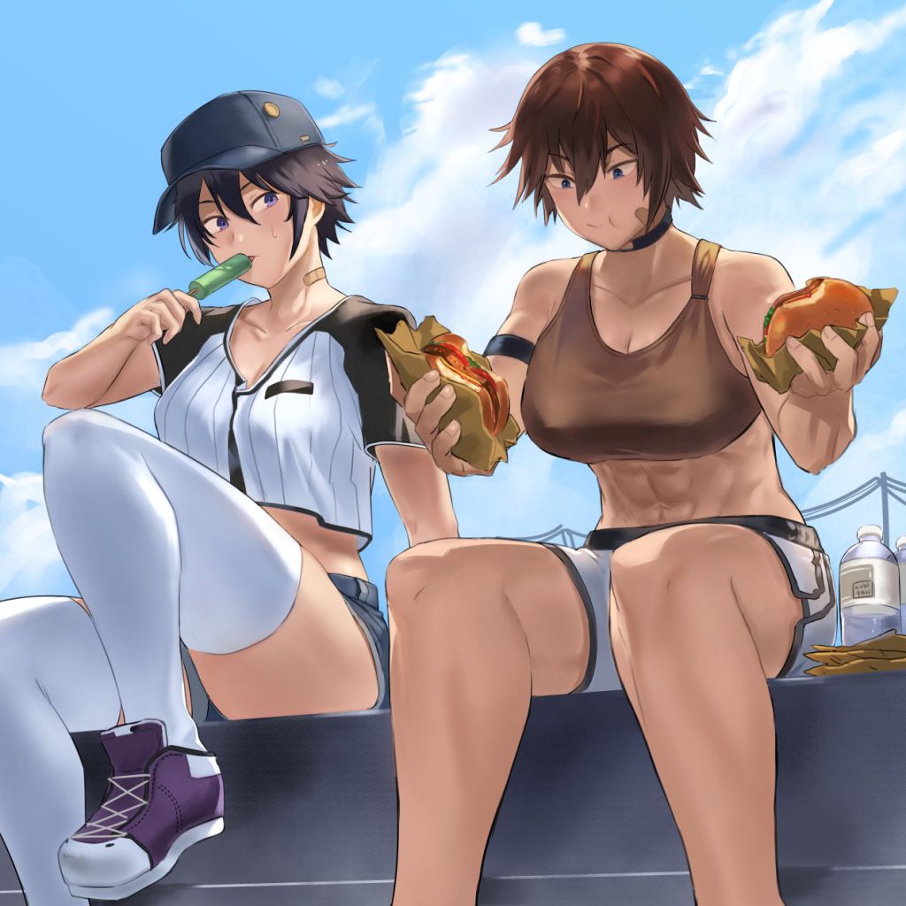 Jonatha4480's tweet photo. Gonna make a curated folder on my phone oof anime/vidya girls with abs I'll look at every time I don't feel like going to the gym. Any other pic suggestions are welcomed. https://t.co/MxzhTslwka