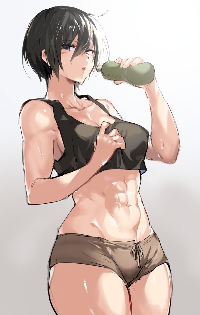 Jonatha4480's tweet photo. Gonna make a curated folder on my phone oof anime/vidya girls with abs I'll look at every time I don't feel like going to the gym. Any other pic suggestions are welcomed. https://t.co/MxzhTslwka