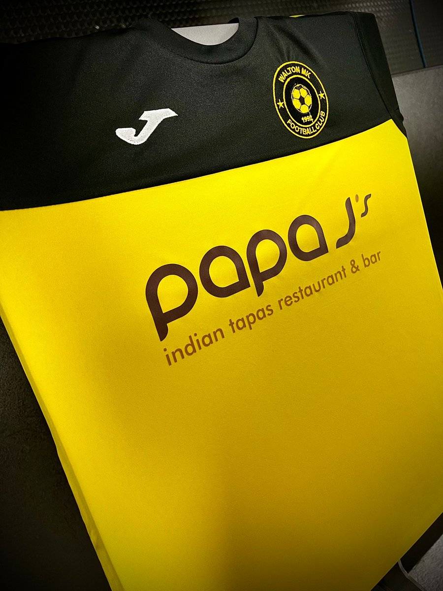 👕 Winner Jersey
⚽️ <a href="/JomaSportUK/">Joma Sport UK</a>
👥 <a href="/southsideutdmk/">Walton MK FC</a> 
📝 <a href="/PapajsUK/">PAPA J'S IndianTapas</a> 

Another kit completed for <a href="/southsideutdmk/">Walton MK FC</a> from our Milton Keynes Branch; the classic <a href="/JomaSportUK/">Joma Sport UK</a> Winner Shirt that never fails to impress 👌👍🟡⚫️ #mdh #joma #teamwear