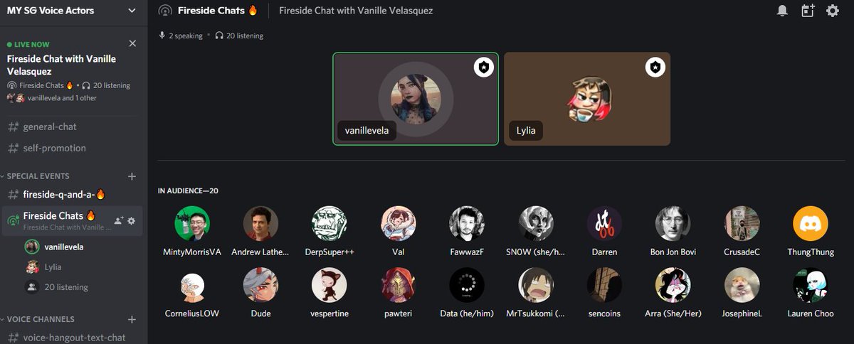 LyliaSEA's tweet photo. A massive thank you to the incredible @vanillevela for joining us today to chat about your voice acting accomplishments and advice <3 
I learnt a lot and I hope the rest of the community did too!

If you're a Malaysian/Singaporean VA and have yet to join, link's at @MYSGVoices! https://t.co/dG1weAQxBN