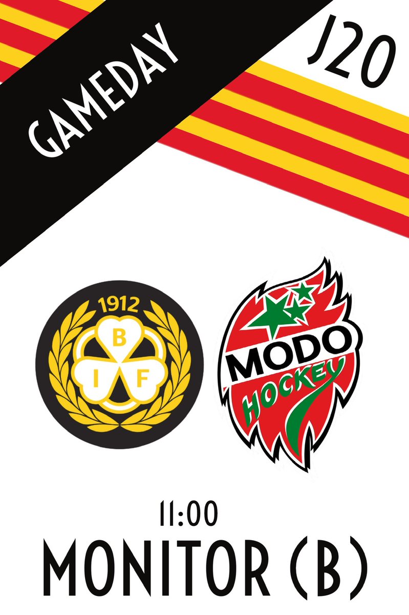 Sista matchen i vårserien för J20 när MoDo kommer till B-hallen. Nedsläpp 11.00. #BIFJ20