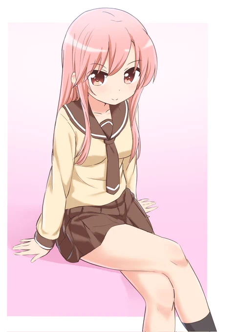 三者三葉の西山さん描きました!王道なかわいさが詰まってて好きです! 