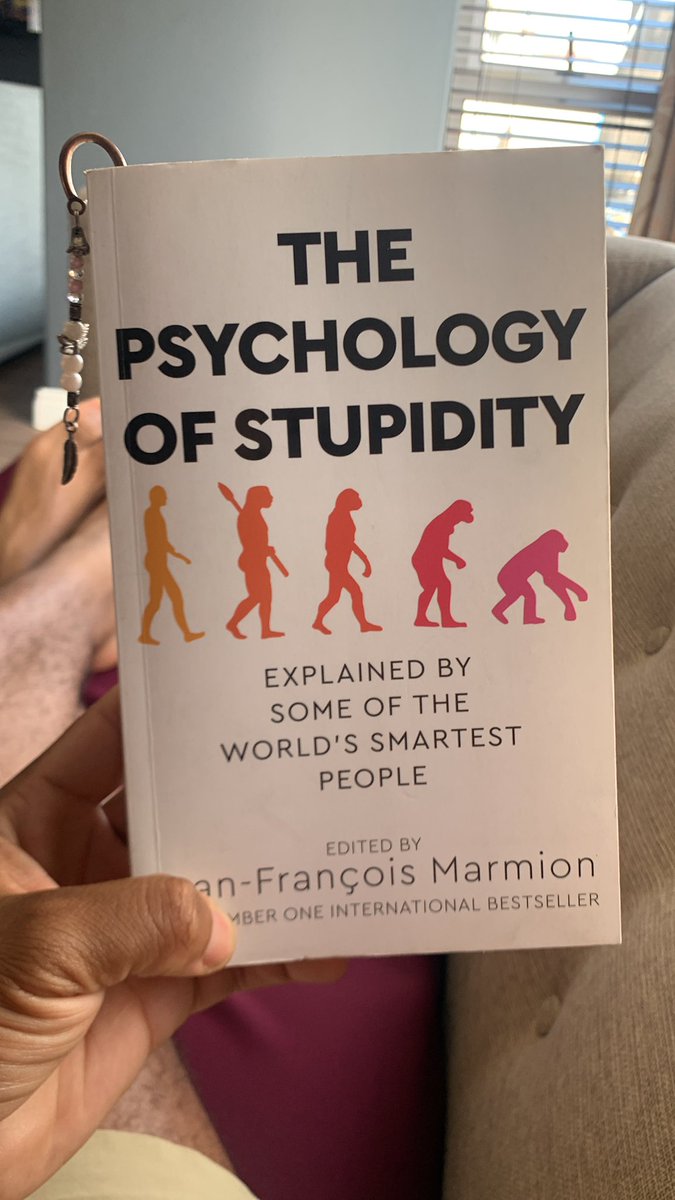 CollinKunene's tweet photo. I’ve had this for a while, but kept pushing it down the reading priority list. Boy was I wrong! I more-so enjoyed the interviews after every 2nd or 3rd chapter with the various psychologists &amp; neuroscience professors; an intriguing read on various “state of mind” topics 👍🏽 https://t.co/pVGuCev8LW