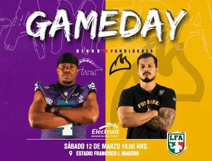 🦖 RAPTORS 🦖 inicia hoy en casa contra 🏈 MEXICAS 🏈 .
Quién Ganará ?
Sigue la transmisión AQUÍ en Cntro Prod.
Marzo 13 - 15:00 horas 
#YoSoyRaptorDe💚
~
#FuriaVerde #lfa #raptors #GrupoIPS #tvseguridad #radioseguridad #voiceart #mafiaestudio #freemiumstudio #viajealterno
~
~