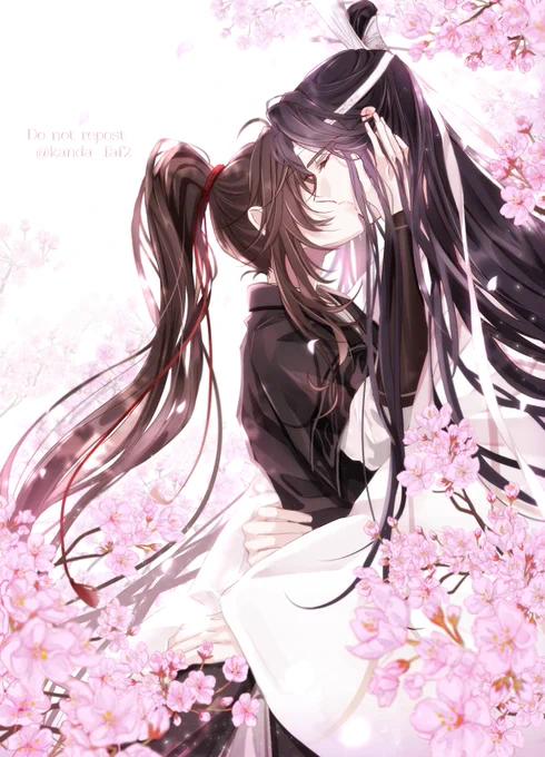 🌸🌸桜忘羨🌸🌸
#MDZS 
#魔道祖師 
#忘羨 