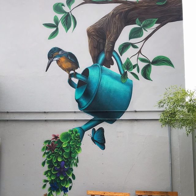 Paula_graffiti's tweet image. 🍃💙🐦

 #StreetArt #graffiti by Clara Leff in Sao Paolo, Brazil 🇧🇷
