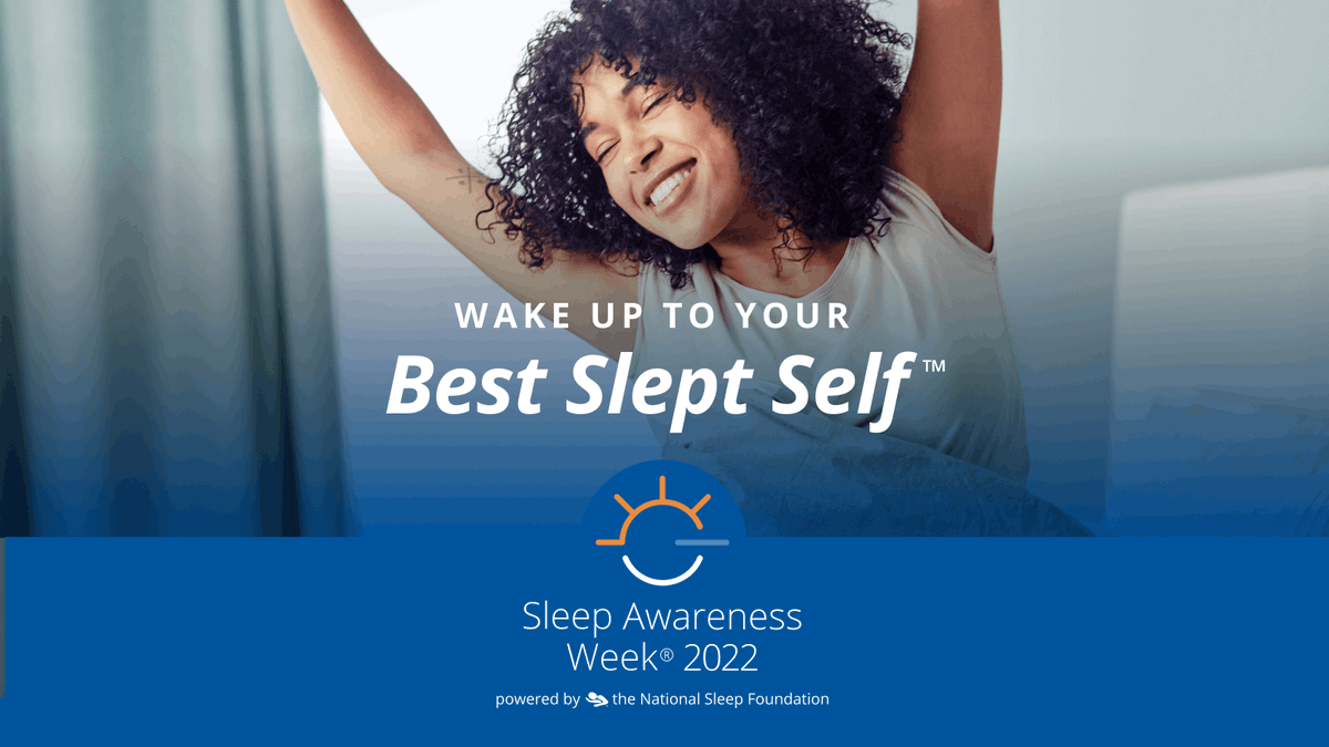 aarc_tweets's tweet photo. Today kicks off #SleepAwarenessWeek😴 🛌 Wake up to your best slept self! Find plenty of resources to share with patients and friends, here: https://t.co/WNVANiN3yc https://t.co/zWAPazW0eu