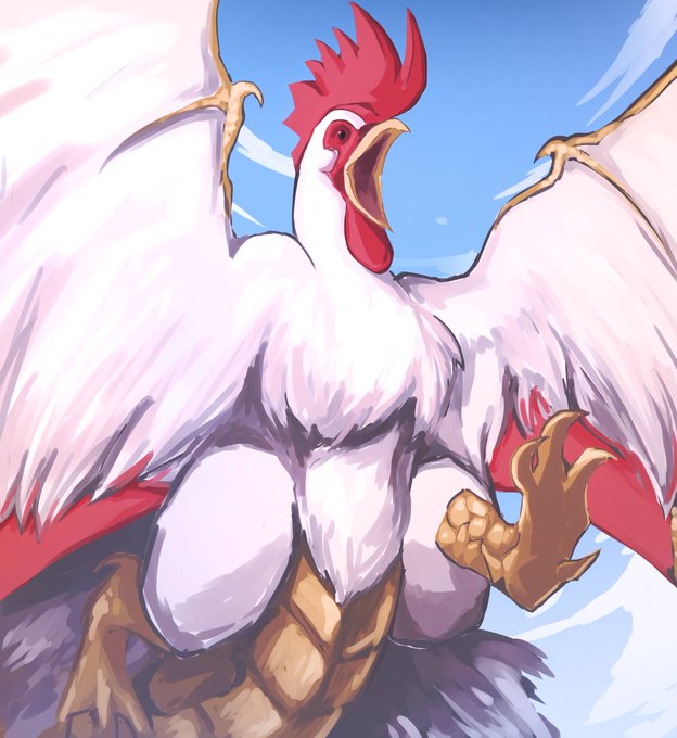 #リプで来たものをドラゴン化する
鶏ドラゴン https://t.co/rsboM4Qlea 