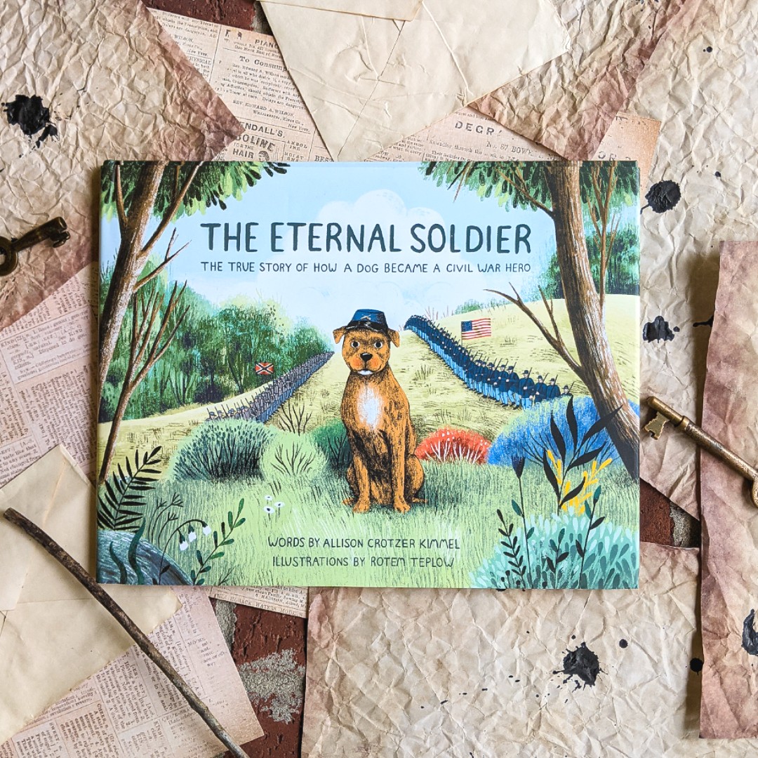 littlebeebooks's tweet photo. Today we honor our K9 veterans. In #TheEternalSolider, by #AllisonCrotzerKimmel and illustrated by #RotemTeplow, is the true story of how a dog named Sally became a Civil War hero.
#BeeAReader π https://t.co/vXeoIa1Gk9
