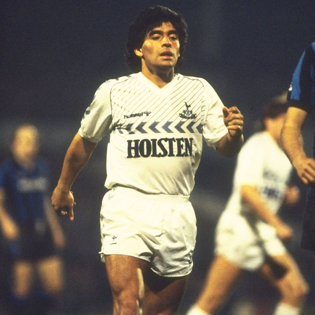 Classic Football Shirts on X: Tottenham Hotspur 1985 Home by Hummel ⚪  Amazing 80s Hummel design worn during Ossie Ardiles' testimonial in 1986.  Diego Maradona even got a run-out in it! Hitting
