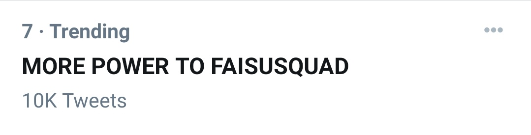 fangirl_feny's tweet photo. Yayyy it's 10k tweets done 
Congratulations to all who are joining

MORE POWER TO FAISUSQUAD
#faisusquad https://t.co/9XXNwHvXCy