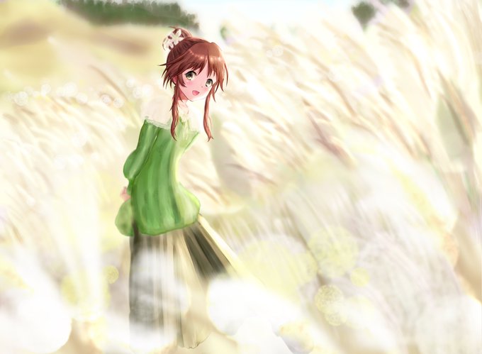 めっちゃ頑張って描いたススキ高原ポートレート高森藍子ちゃん見てくださいッ……!!

#高森藍子 