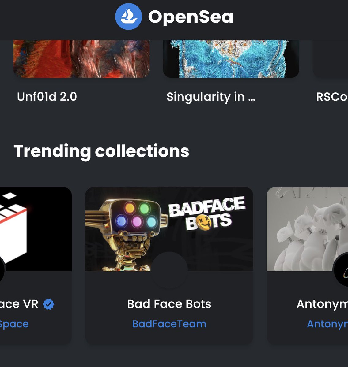 zodd_immortal's tweet photo. #BadFaceBots still trending on the @opensea. LFG!!! 🔥🔥🔥🚀🚀🚀🌖

#BFBS @badfacebots https://t.co/g7iCwAozVH