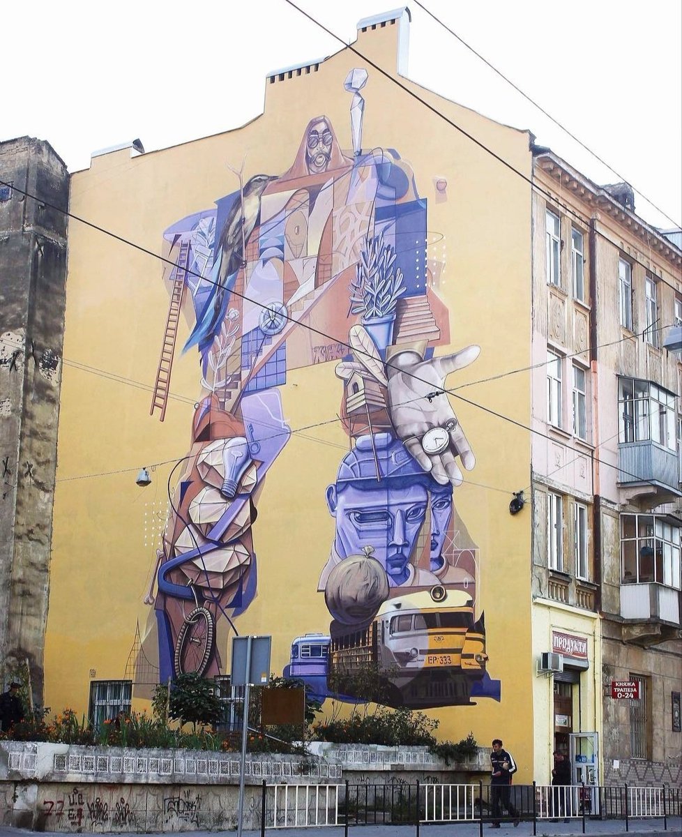 MolinaStreetArt's tweet photo. π΅π‘ 'Collector' by Ukrainian Dilk & Feros in Lviv, Ukraine (2018) #dilk #feros #lvivstreetart #stopthewar #streetart #lamolinastreetart π· via artists https://t.co/Rgl96iS4Hx https://t.co/JYUn0NFc84