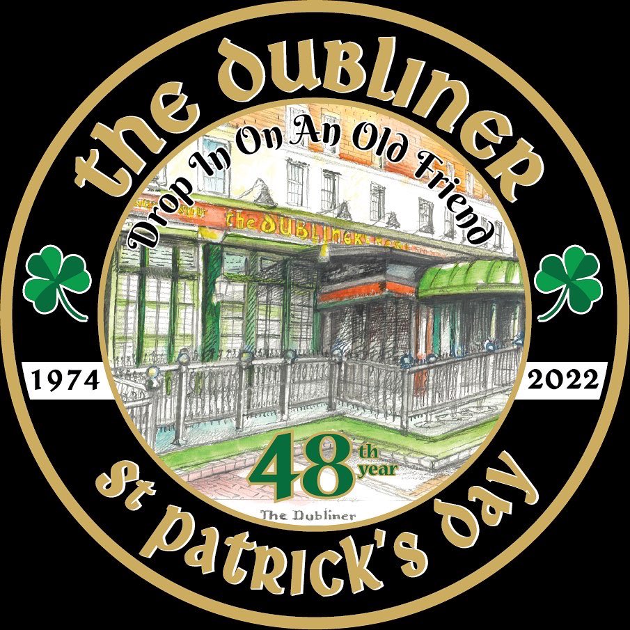 Happy St Patrick’s Week! Stop by The Dubliner for good food, drink and live Irish music! #dropinonanoldfriend #irishmusic #irishpub #48years #thedub