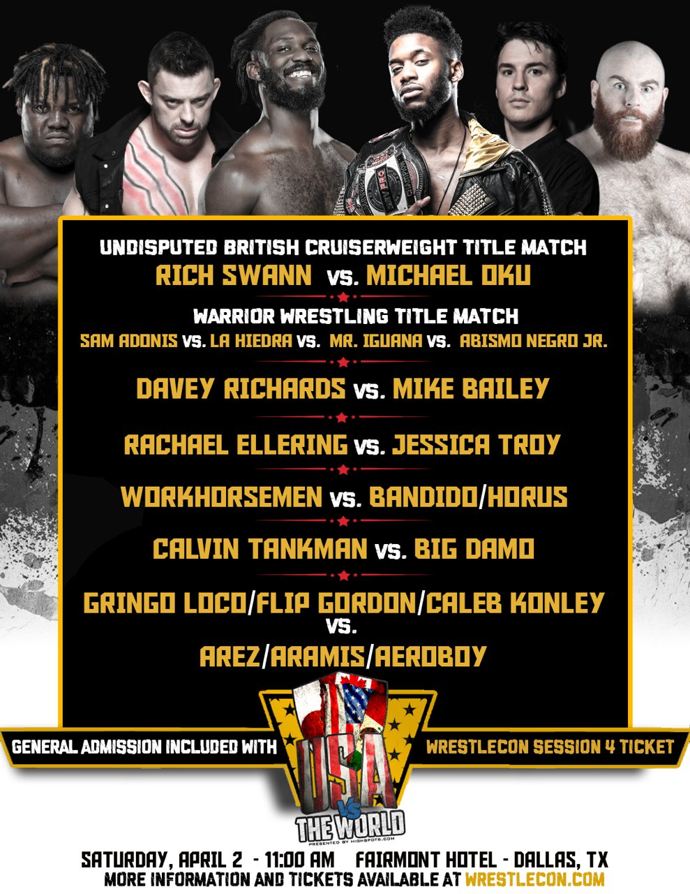 WrestleCon Detroit August 4 & 5 on Twitter "The full lineup for
