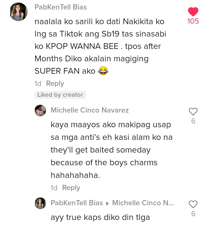 jahmping's tweet photo. Reading this made me realize that kindness is more powerful than hate. That's why I'm very proud to be in this fandom. 😊🤧💙

@SB19Official #SB19
#PremiosLikesBrasil #ATIN 
Shazaming #Bazinga_SB19 while listening on Spotify https://t.co/v1hWvSZ71D