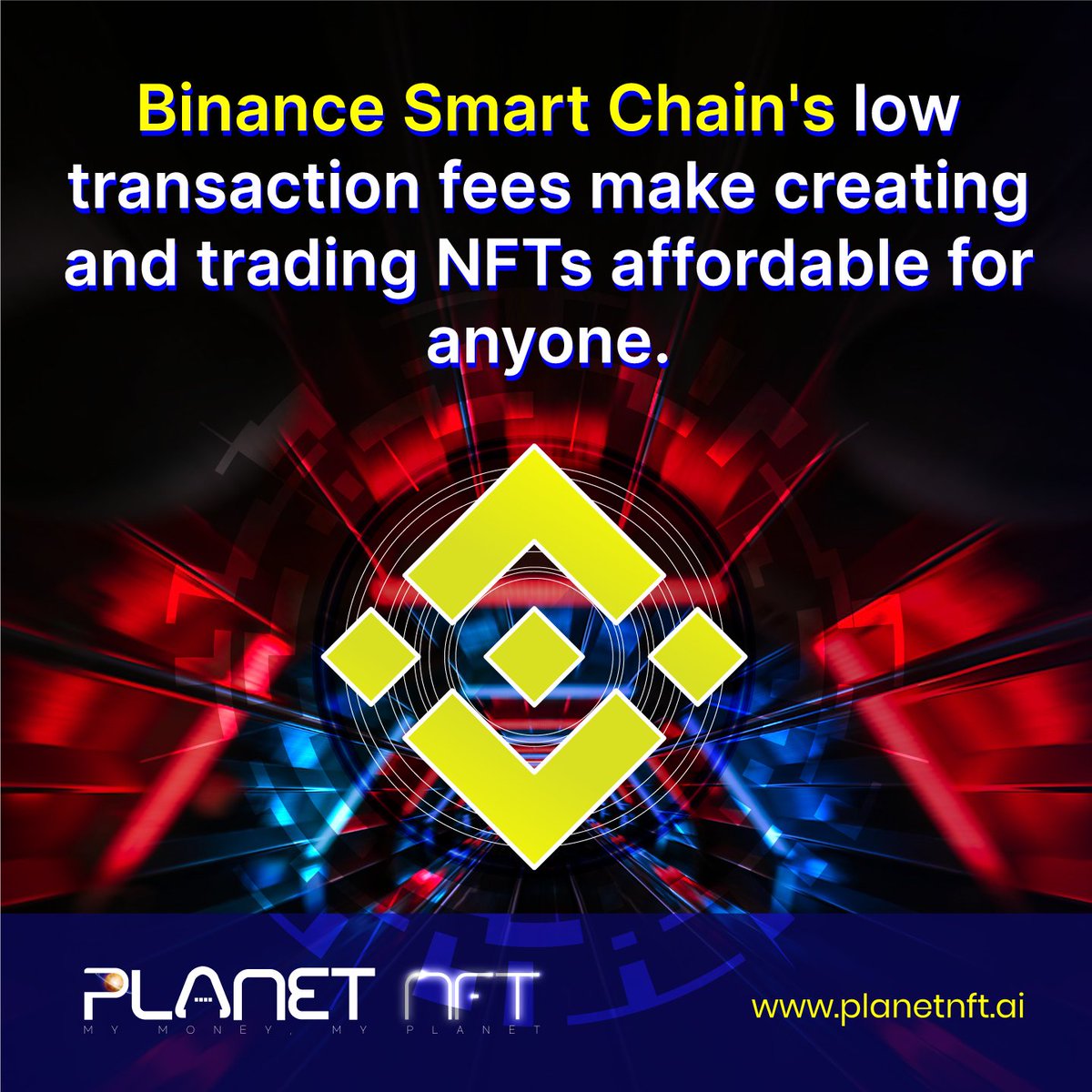 planetnft_PNFT's tweet photo. Low transaction fees:
Binance Smart Chain's low transaction fees make creating and trading NFTs affordable for anyone.
Visit us: https://t.co/iRuIbgEMGo
#PNFT
#PlanetNFT
#MetaNodes
#NFT
#cryptocurrencymarkets https://t.co/8YyvmpQj4t