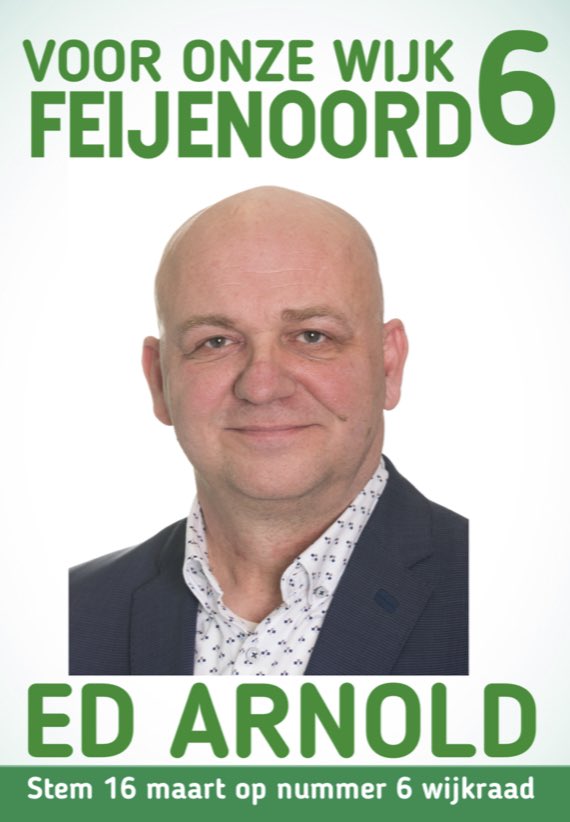 edarnold_1's tweet photo. Vandaag Geflyerd en gelijk mijn borden goed goed gehangen , wijkraad Feijenoord stem Ed Arnold plaats 6 https://t.co/7h1HKptQei