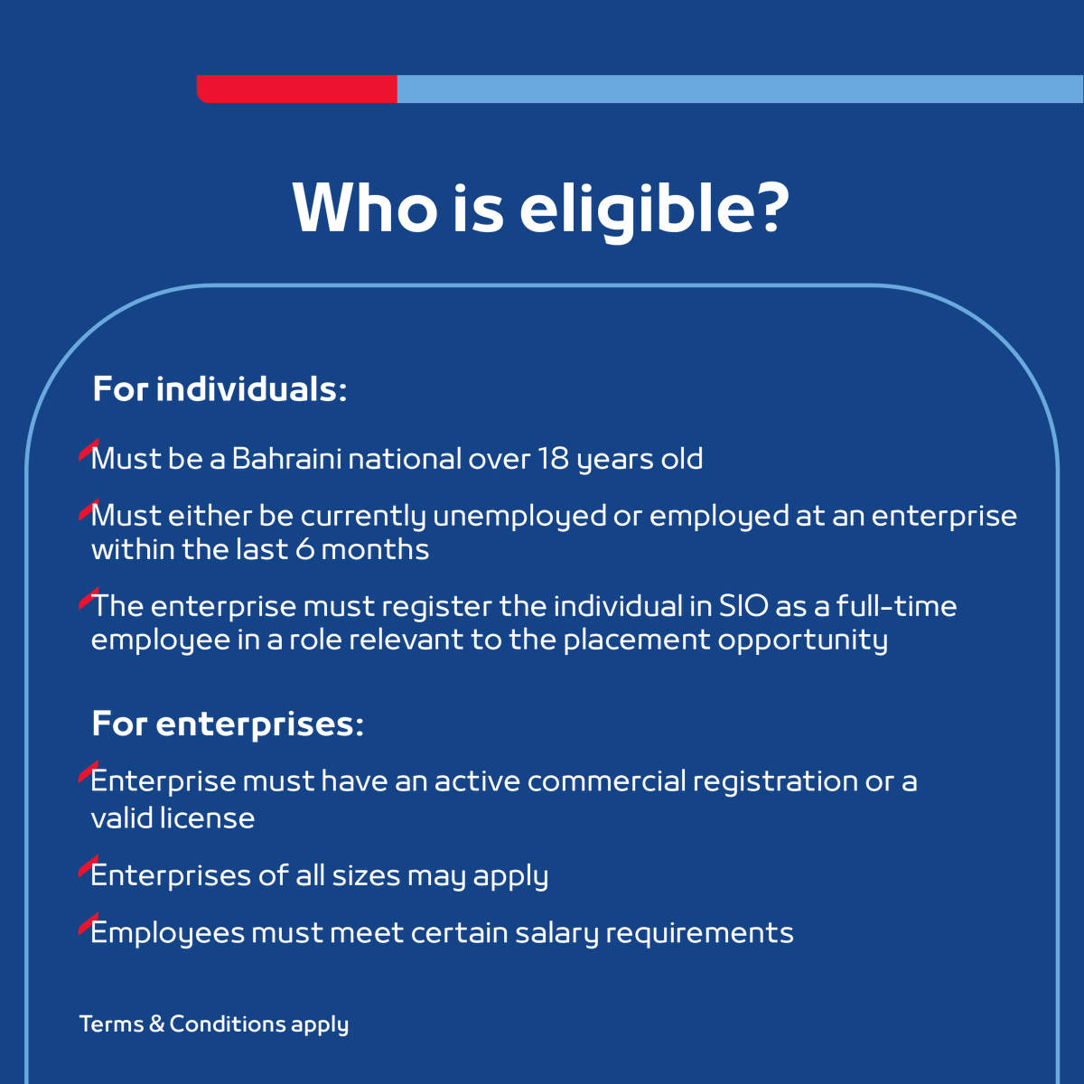 TamkeenBahrain's tweet image. All you need to know about the Train and Place program

#TamkeenPrograms #TamkeenStrategy #TrainAndPlace #humancapitaldevelopment