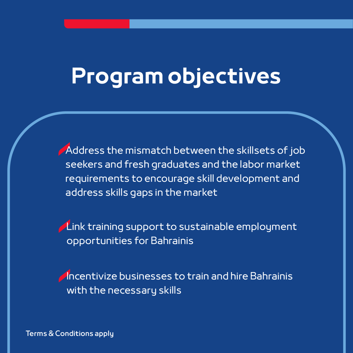TamkeenBahrain's tweet image. All you need to know about the Train and Place program

#TamkeenPrograms #TamkeenStrategy #TrainAndPlace #humancapitaldevelopment