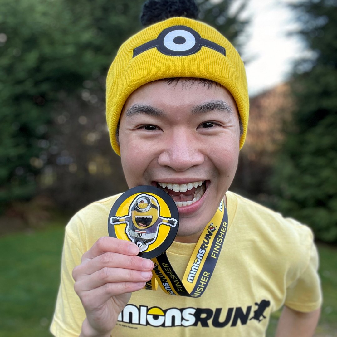 minions5krun's tweet photo. Add some sweet swag to your collection with the Minions Run gear! Here’s what you’ll get:
 
💛 Limited-Edition, Cozy Knit Pom Hat
💛 Commemorative Minions medal
💛 Comfy yellow tee
💛 Personalized race bib

Register today! https://t.co/eF4ECaziBU

#minions5k https://t.co/f1lSIrQ7Km