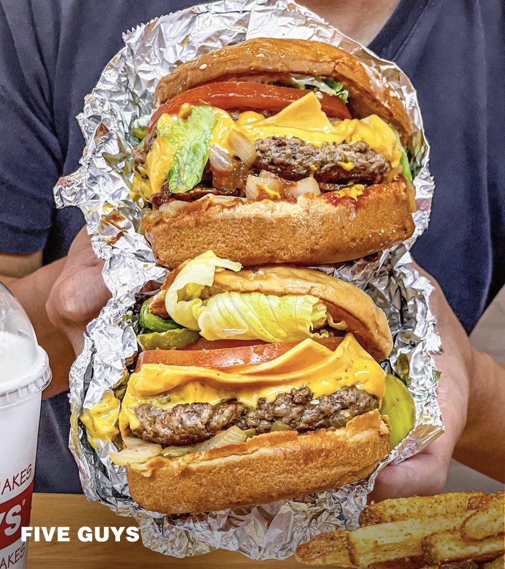 FiveGuysUK's tweet photo. Double trouble ๐๐
#FiveGuysUK (๐ธ: itsmiss.t | Instagram) https://t.co/wPiks5VNuO