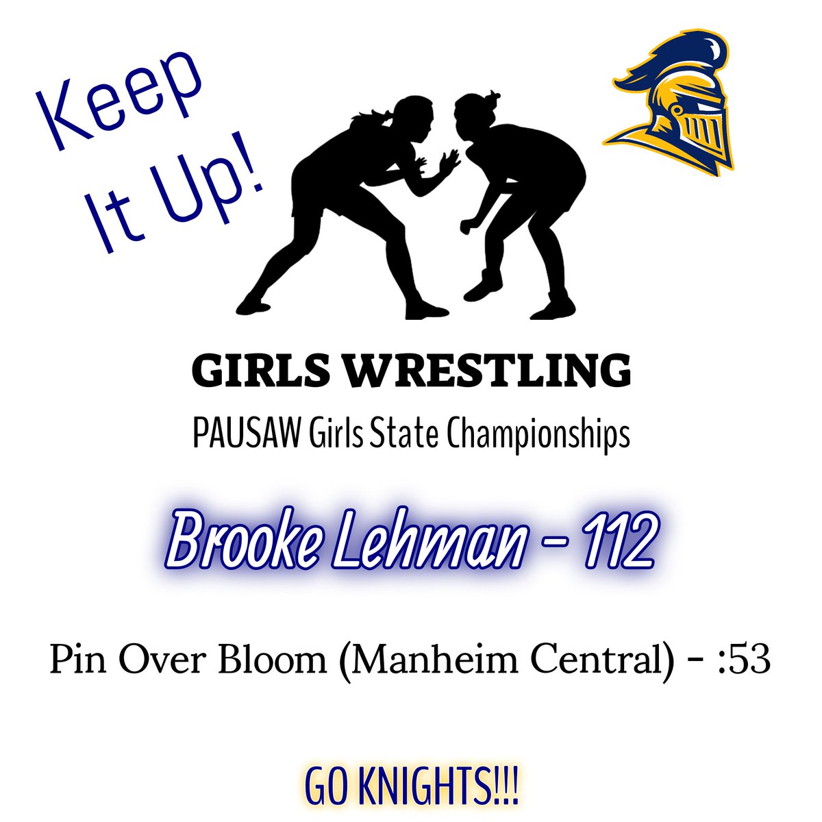 EyScores's tweet photo. @eywrestling @YAscores @YDSports https://t.co/7LG0CKk3Te