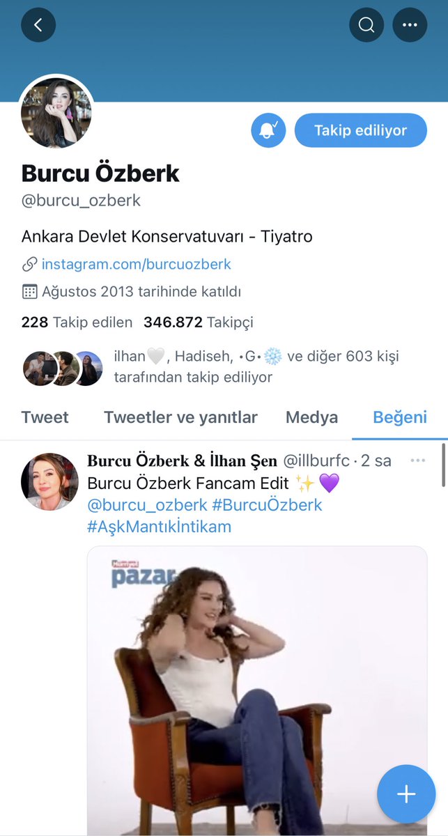 illburfc's tweet photo. Günümü güzelleştiren bebek.🧿 Ne desem az gerçekten…❤️ Çok seviyorum çok çok…😍 @burcu_ozberk #BurcuÖzberk https://t.co/ZOhFoGev86