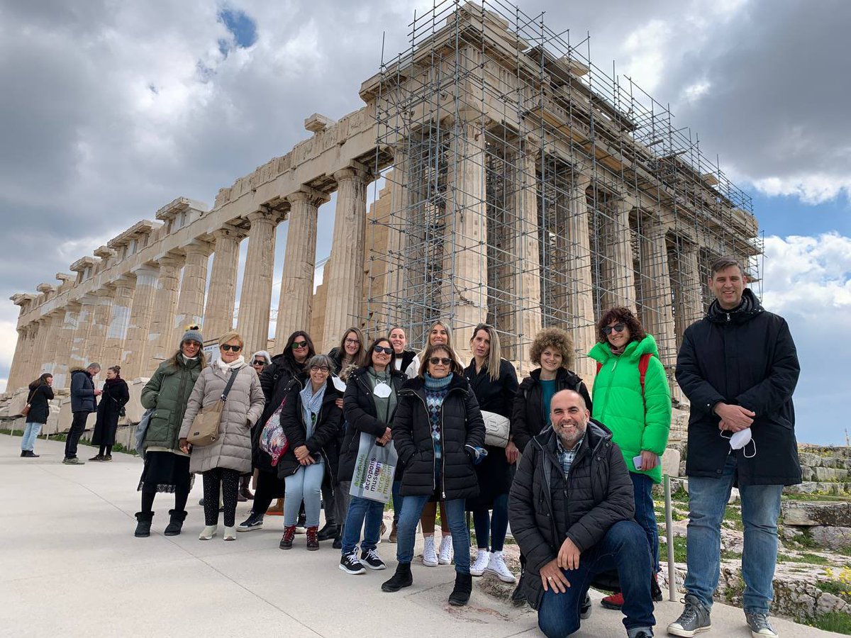 O noso consorcio Eramus+ de mobilidade en Atenas <a href="/sepiegob/">SEPIE</a> #CeipDaCruz #CEEPanxón #CEIPCoutadaBeade #CEIPNo1Tui #ellinogermanikiagogi