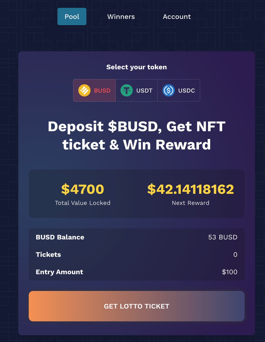 The next reward is unlocking soon 

Buy your Lotto Ticket to get enroll 🎉

App: app.nolossclub.com

#BNB #BTC #Ethereum