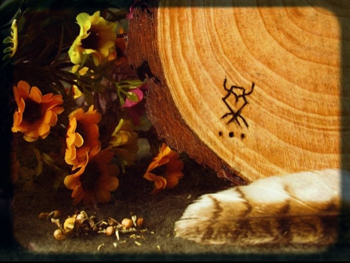 HTresmidr's tweet photo. La firma que encontraréis en la esquina, el reverso o cualquier lugar del trabajo. El logo de Helga_Tresmidr. 

El búho cornudo sobre el cinturón de orión (o la rueca de Frigg) 🦉💫 https://t.co/S2Q3JlE054
